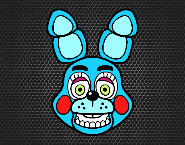 Cara de Toy Bonnie de Five Nights at Freddy's