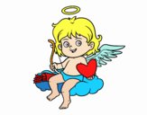 Cupido en una nube