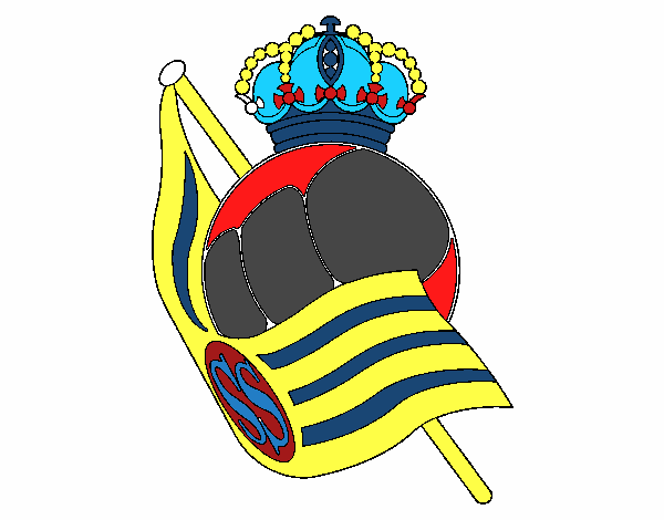 Escudo de la Real Sociedad de Fútbol