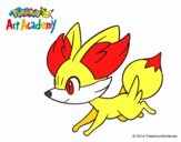 Fennekin corriendo