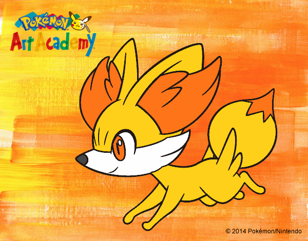 Fennekin corriendo