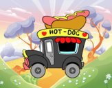 Food truck de perritos calientes