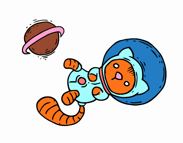 Gatito astronauta