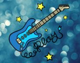 Guitarra y estrellas