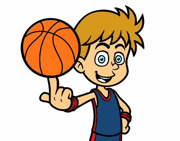 Jugador de baloncesto junior