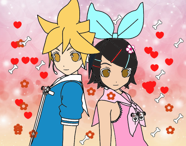 Len y Rin Kagamine Vocaloid