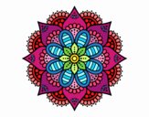 Mandala flor de primavera