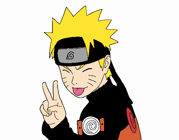 Naruto sacando lengua