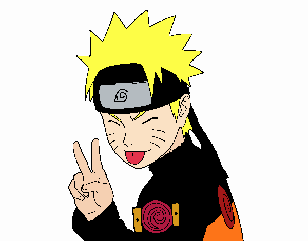 Naruto sacando lengua