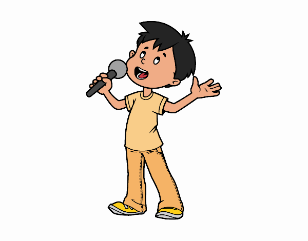 Niño cantando