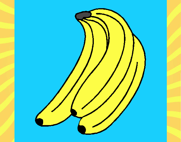 racimo de bananas
