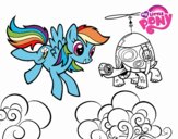 Rainbow Dash y la tortuga tanque