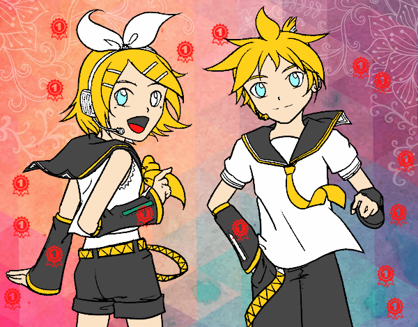 Rin y Len Kagamine Vocaloid