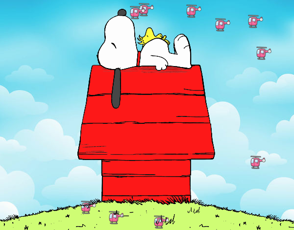 Snoopy durmiendo