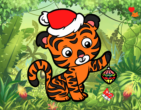 Tigre navideño