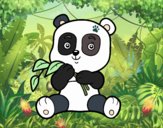 Un oso panda