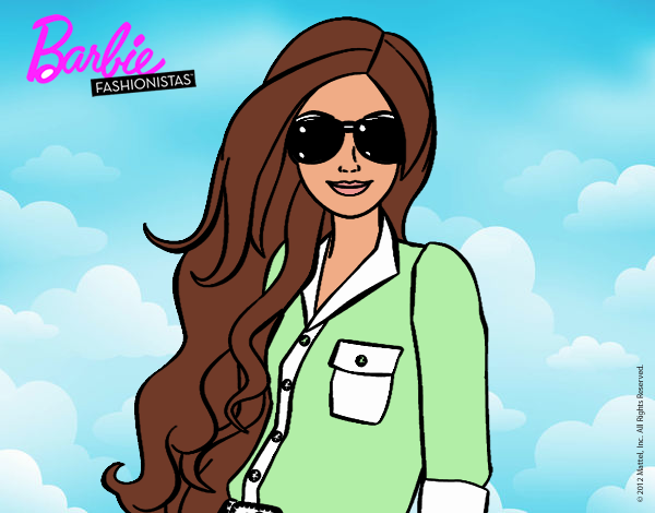 Barbie con gafas de sol