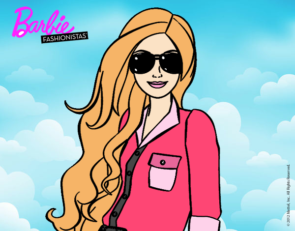 Barbie con gafas de sol