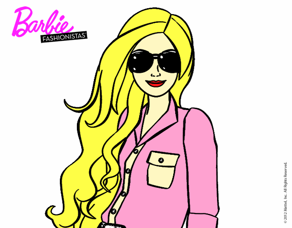 Barbie con gafas de sol