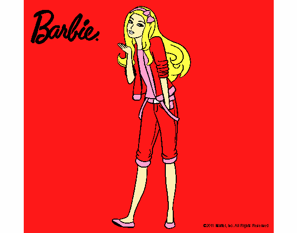 Barbie con look casual