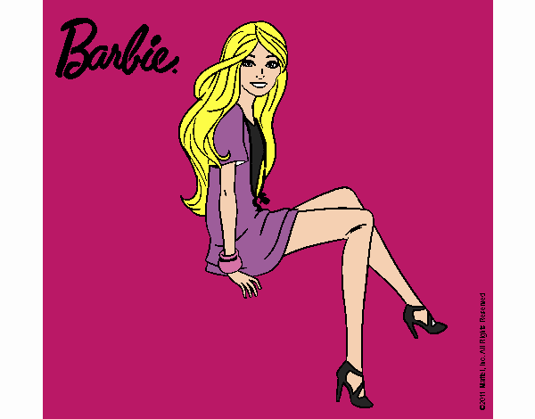 Barbie sentada