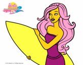 Barbie va a surfear