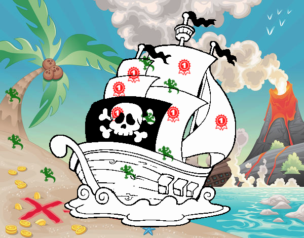 Barco de piratas