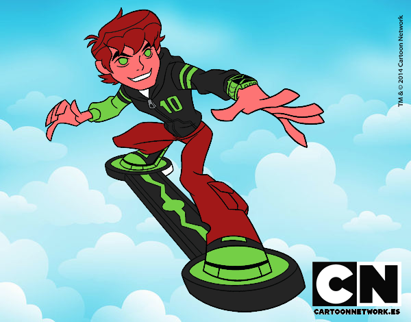 Ben 10 skateboard