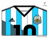 Camiseta del mundial de fútbol 2014 de Argentina