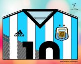 Camiseta del mundial de fútbol 2014 de Argentina