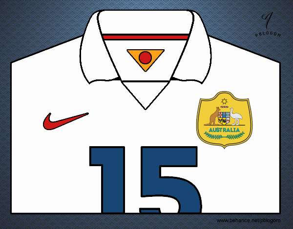 Camiseta del mundial de fútbol 2014 de Australia