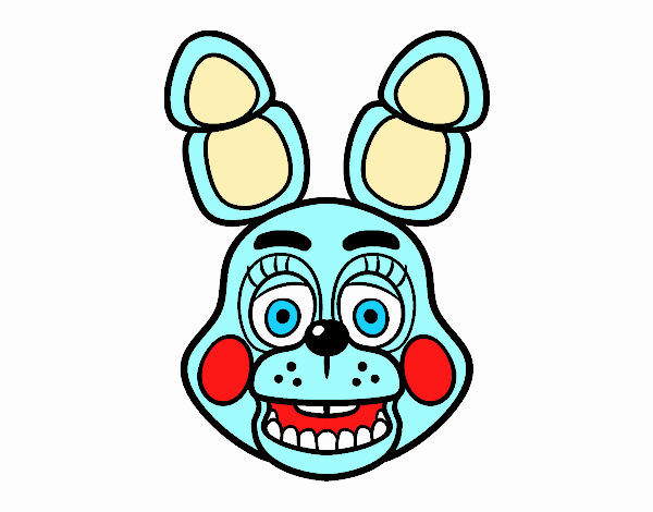 Cara de Toy Bonnie de Five Nights at Freddy's