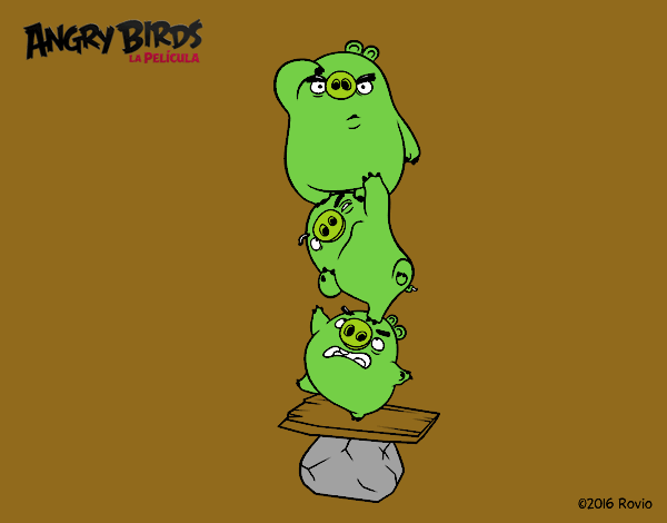 Cerdos verdes de Angry Birds