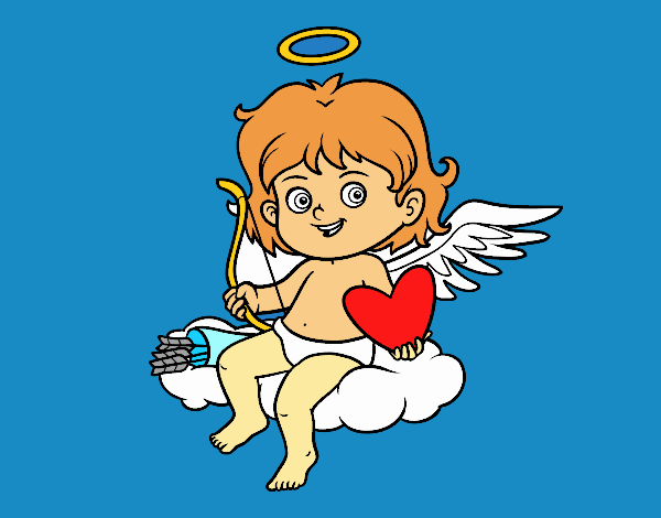 Cupido en una nube