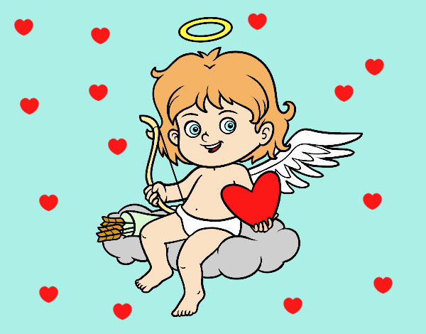 Cupido en una nube