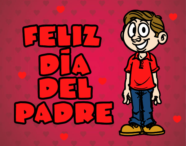 Dibujo de Feliz día del padre pintado por en  el día 21-06-20 a  las 01:20:38. Imprime, pinta o colorea tus propios dibujos!