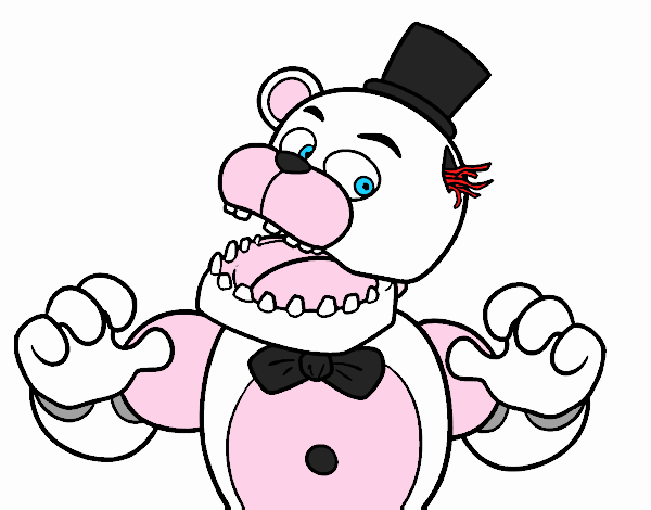 whitrered clasic funtime freddy