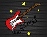 Guitarra y estrellas