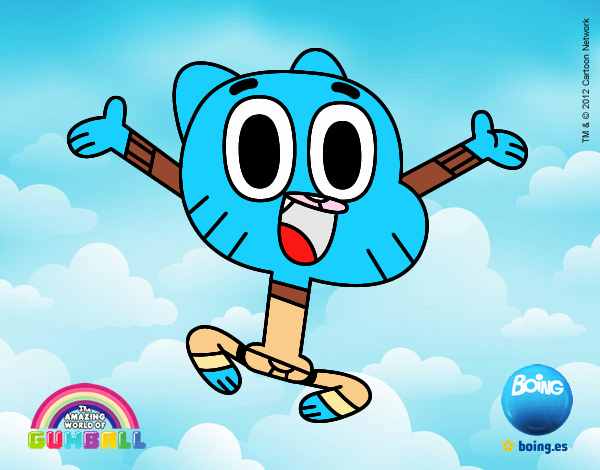 Dibujo de Gumball pintado por en Dibujos.net el día 19-06-20 a las 19: