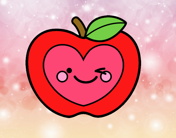 Manzana corazón