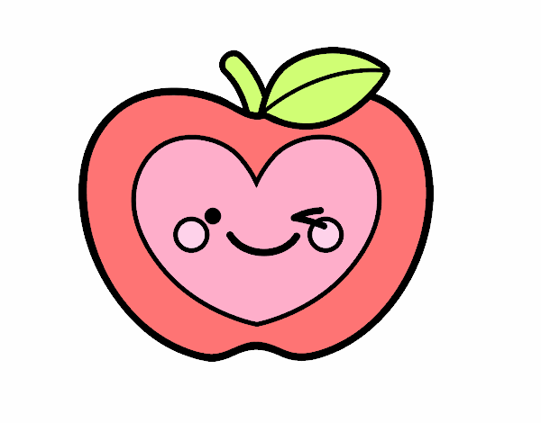 Manzana corazón