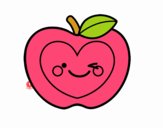 Manzana corazón