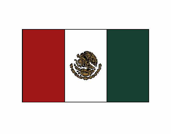 la bandera de mexico