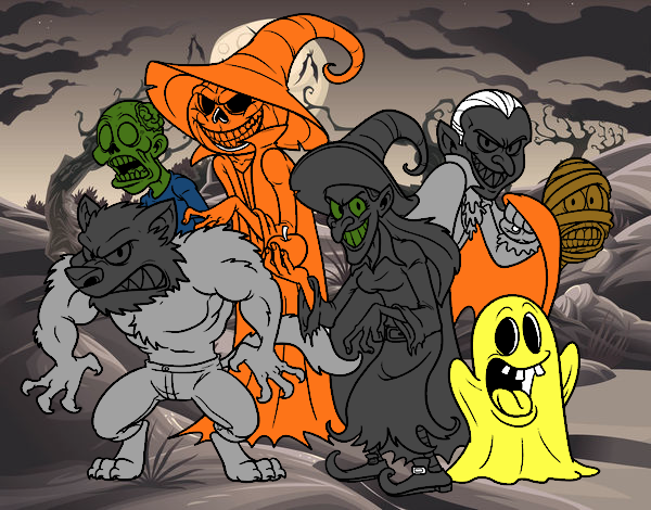 Monstruos de Halloween