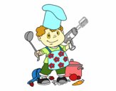 Niño cocinero