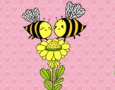 Pareja de abejas