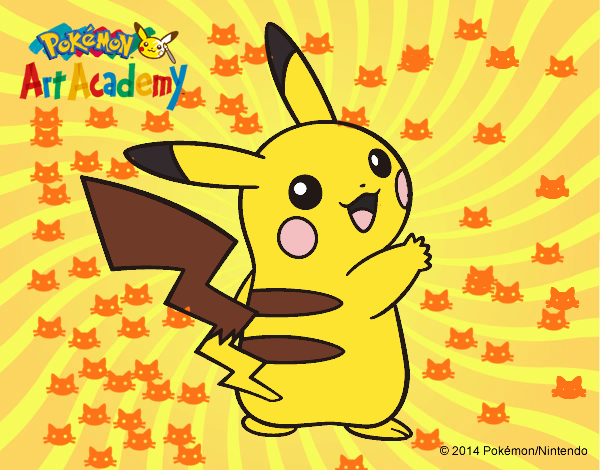 Pikachu de espaldas