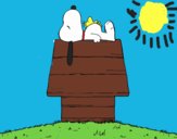 Snoopy durmiendo