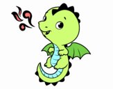Un dragón bebé