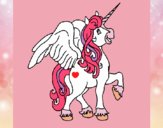 Unicornio con alas